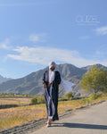 Blue Diamond Abaya Set