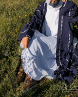 Blue Diamond Abaya Set