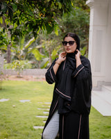 Coffee Lines Abaya