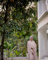 Dahlia Layer Abaya — Beige Beauty
