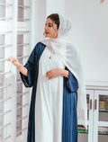 Silver Lines Abaya Set