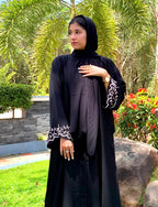 Pink Blooms Abaya