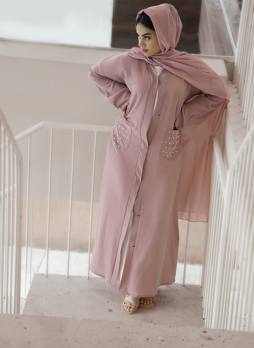 Kameela Abaya — Cute Pink