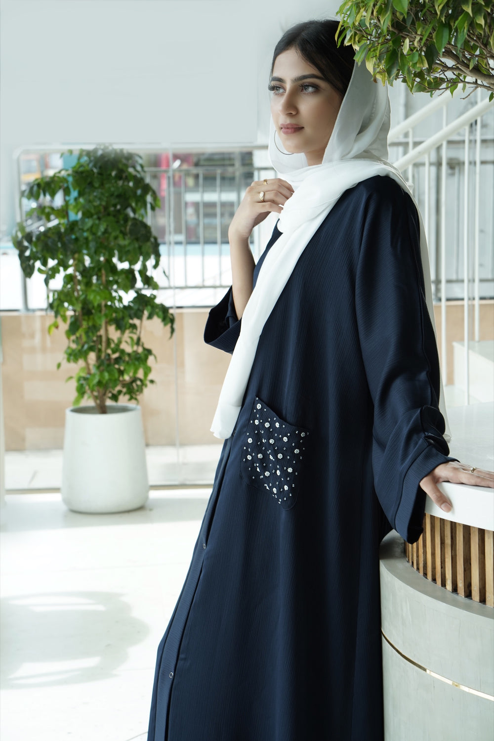 Kameela Abaya — Navy Blue