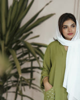 Kameela Abaya — Pistachio Green