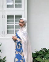 Printed Gown - Blue Paisley