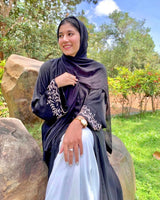 Pink Blooms Abaya