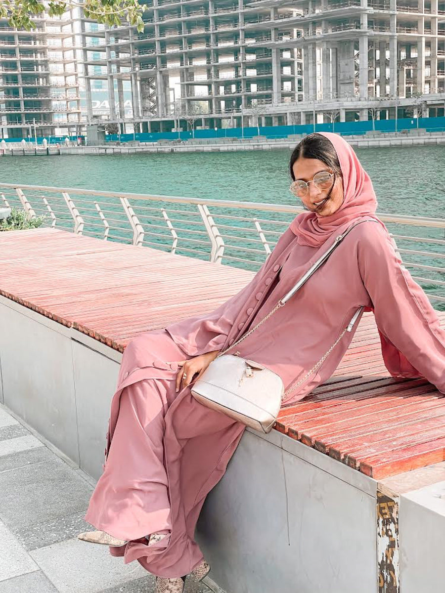 Pink Jacket Set