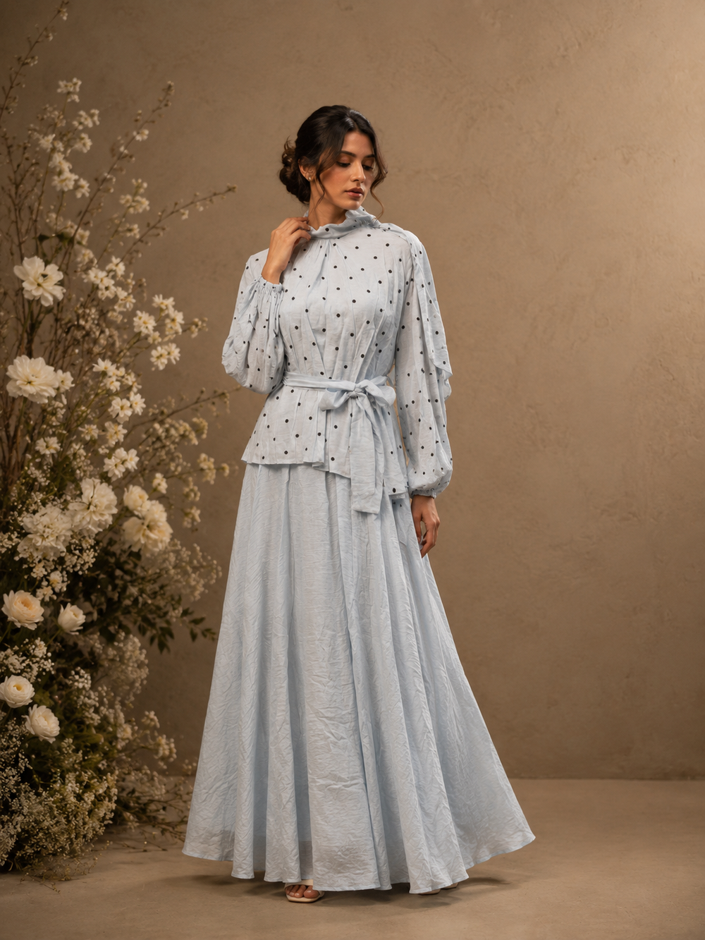Polka Dot Skirt Set