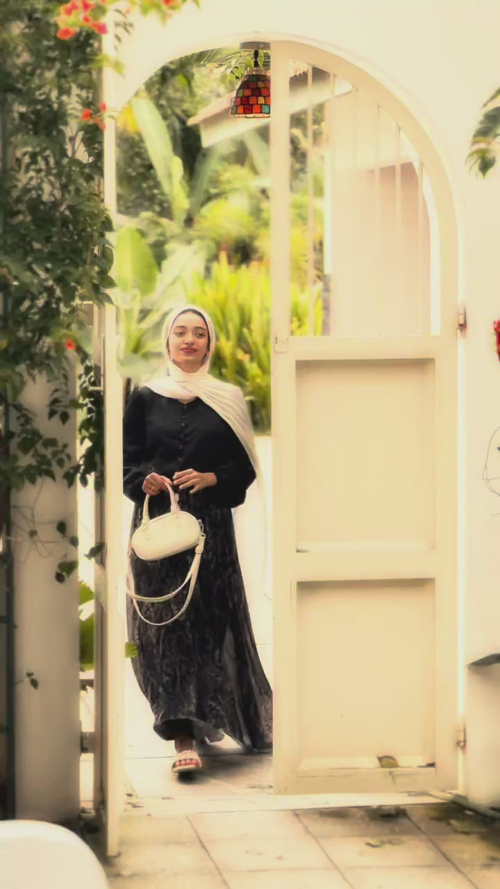 Print Skirt Set - Black Paisley video