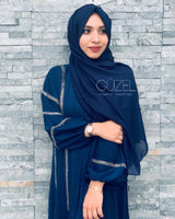 Royal Navy Blue Abaya