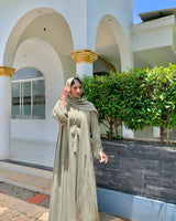 Sage Abaya Set