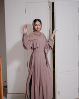 Wrap Skirt Abaya Set
