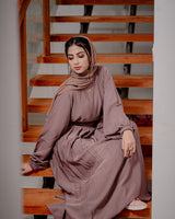 Wrap Skirt Abaya Set