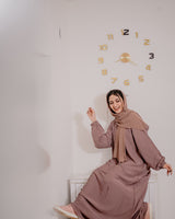 Wrap Skirt Abaya Set