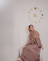 Wrap Skirt Abaya Set
