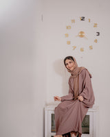 Wrap Skirt Abaya Set