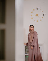 Wrap Skirt Abaya Set