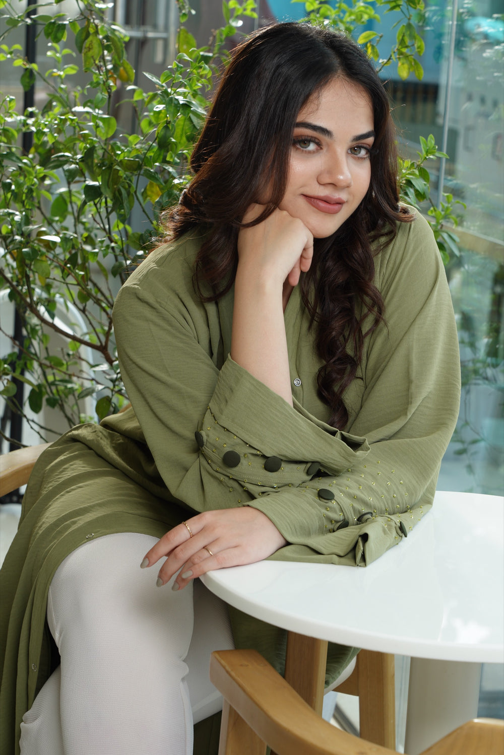 Zimren Abaya — Green